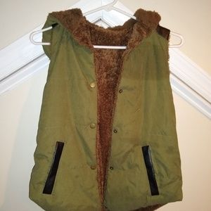 Vest with faux fur Nice and Warm Youth XL